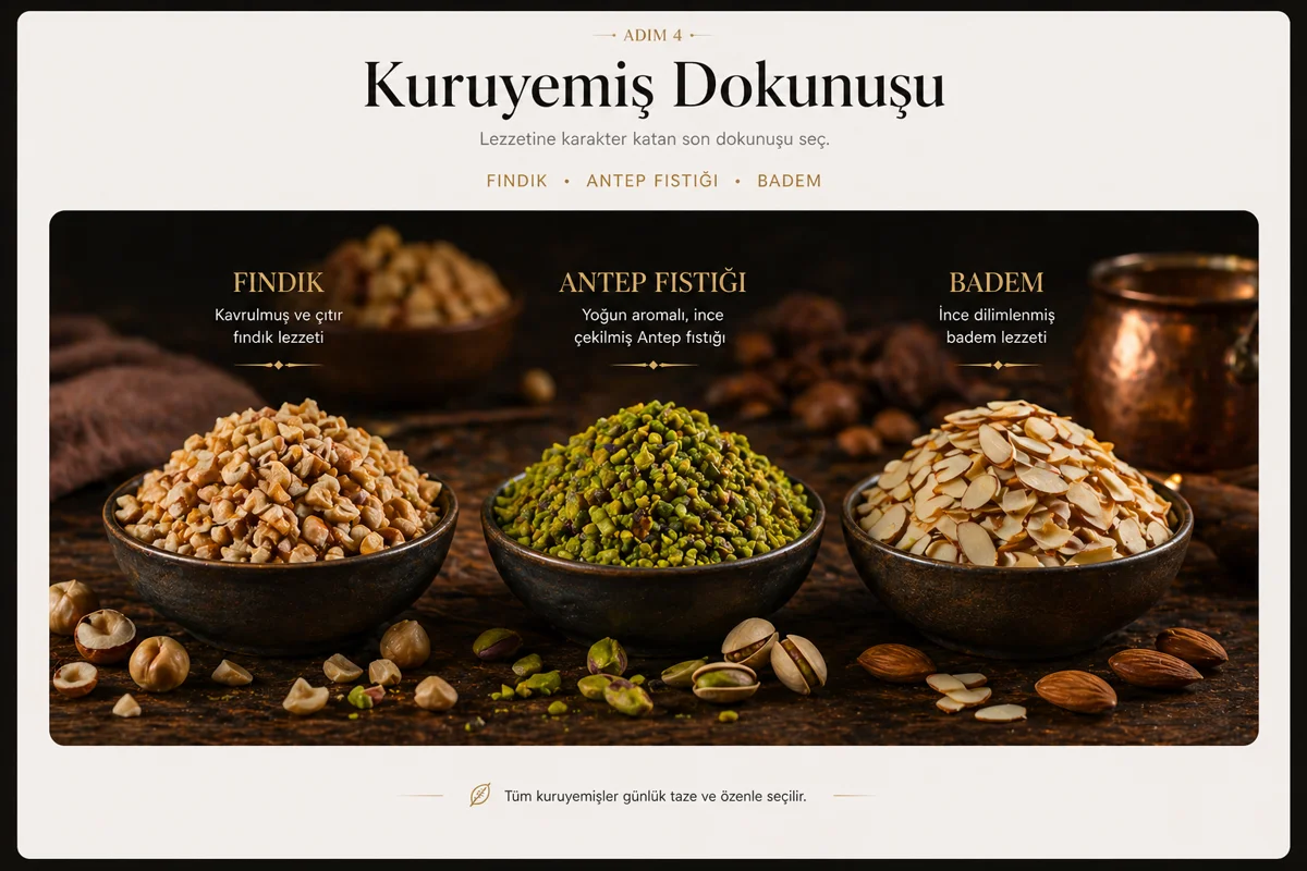 Kuruyemiş Ekle